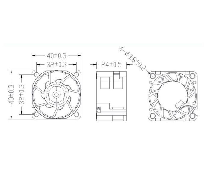 Вентилятор Krubo K-4024H - фото - 1