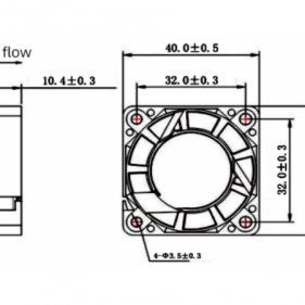 Вентилятор Krubo K-DC4010-A12-54 - фото - 1