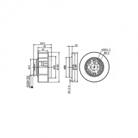 Вентилятор Krubo K-DC133-R24-39 - фото - 1