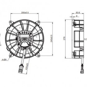 Вентилятор Krubo K-DC260-A24-13 - фото - 1